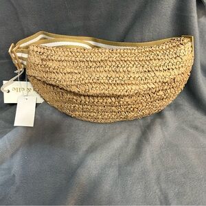 Lu & Elle Chic Tan Woven Belt Bag